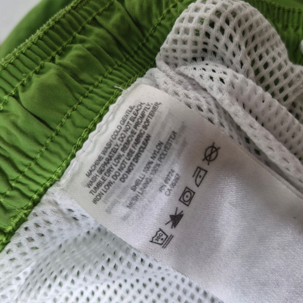 Columbia PFG Swim Trunks Mens Large Green Performance Fishing Gear Lined Pockets - Picture 5 of 10